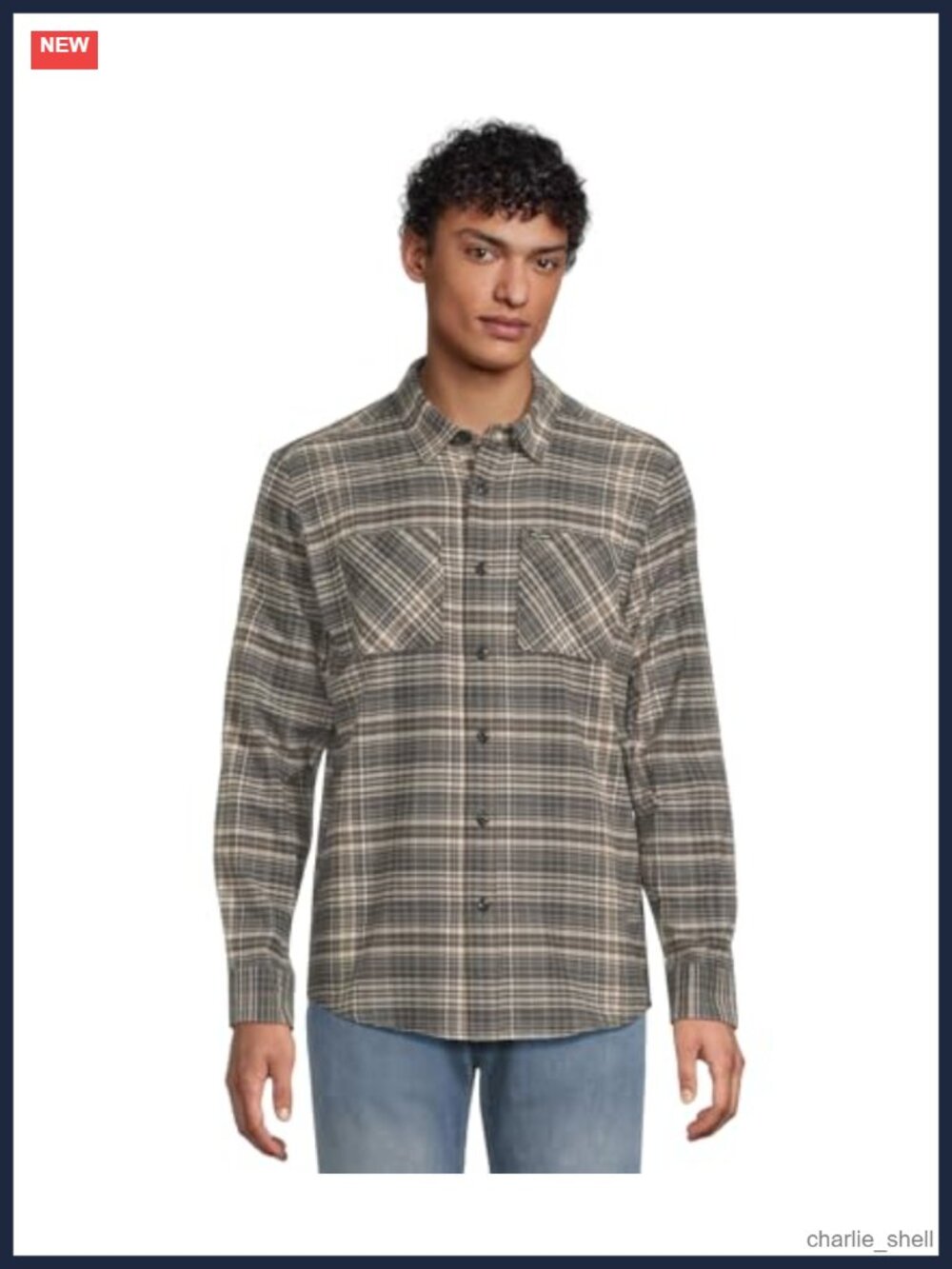 Volcom Men's Nerastone Long Sleeve Flannel Shirt Classic Fit Plaid